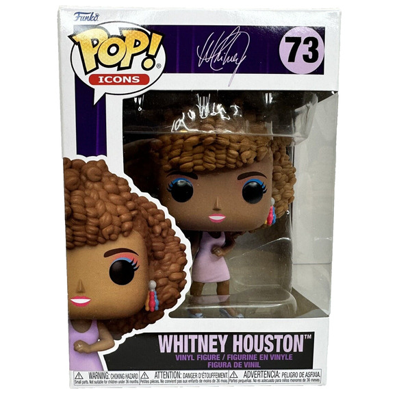 Funko Pop! ICONS Whitney Houston 73 I Wanna Dance With Somebody POP‎ ROCK NEW - Picture 1 of 9